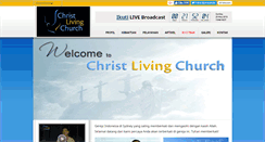 Desktop Screenshot of christlivingchurch.com